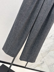 Grey Wool Trousers