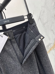 Grey Wool Trousers