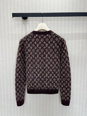 Vintage-Style Knit Cardigan