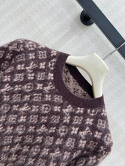 Vintage-Style Knit Cardigan