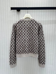 Vintage-Style Knit Cardigan