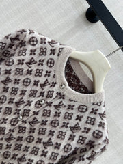 Vintage-Style Knit Cardigan