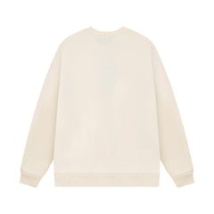 Green and red printed letter sweatshirt