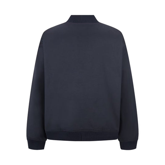 Dark blue simple jacket