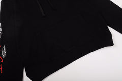 Racing Graffiti Hooded Street Fashion Loose Sweatshirt