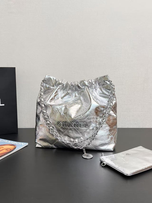 silver bag
