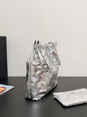 silver bag