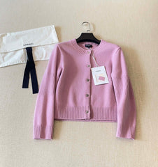 Lock Round neck cardigan