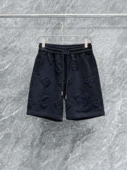 Patchwork casual shorts