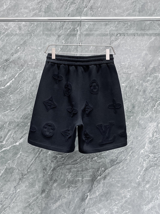 Patchwork casual shorts