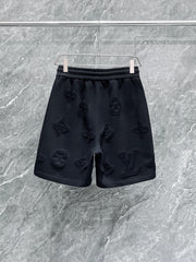 Patchwork casual shorts