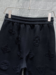 Patchwork casual shorts