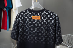 Presbyopia gradient short-sleeved T-shirt