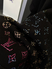 Gradient decorative short sleeves