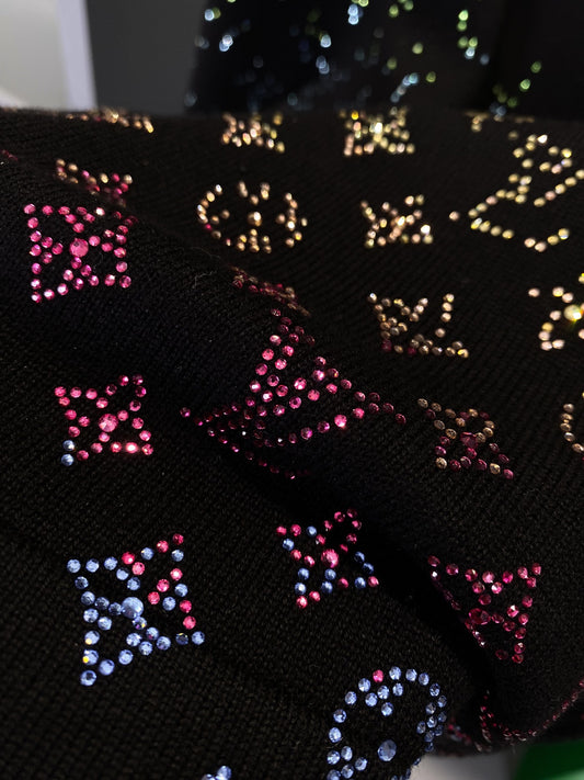 Gradient decorative short sleeves