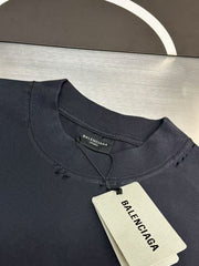 Printed letter fluorescent short sleeves