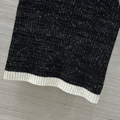 Slim fit knitted vest