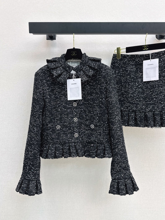 Ruffled jacket-skirt