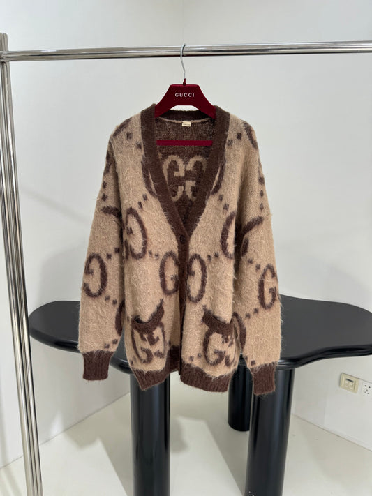 Mohair Double-Sided Cardigan