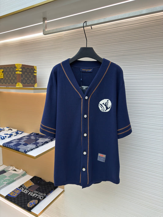 Baseball Knit Short-Sleeved Shirt