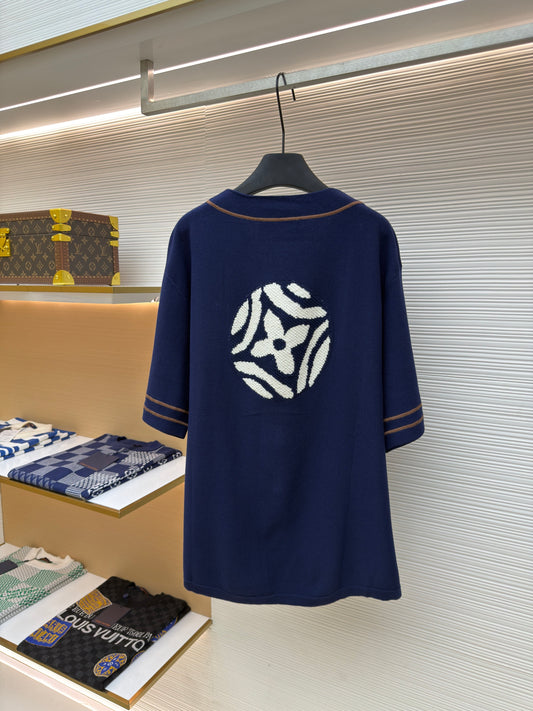 Baseball Knit Short-Sleeved Shirt