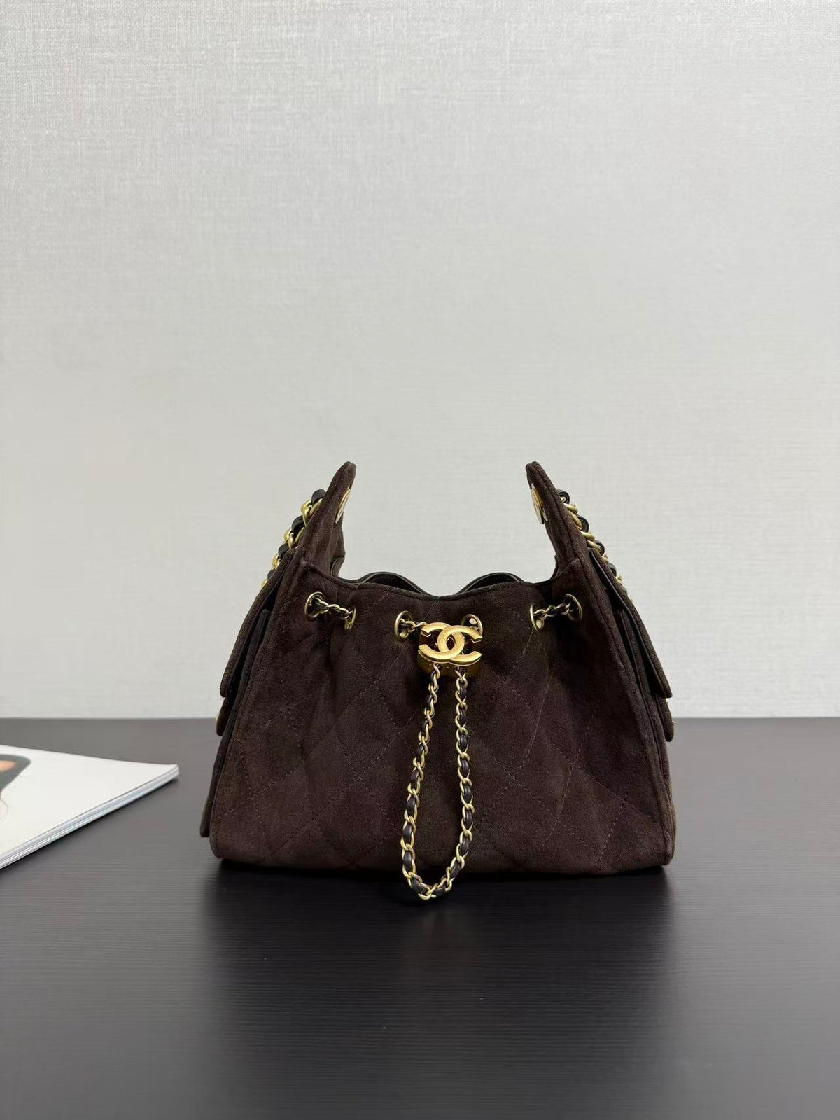 Mini Bucket Bag with Drawstring
