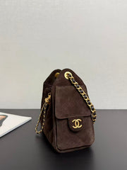 Mini Bucket Bag with Drawstring