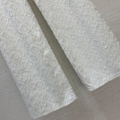 Classic monogram embossed jacquard jeans