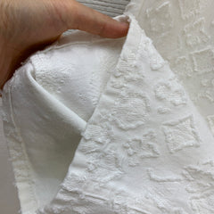 Classic monogram embossed jacquard jeans