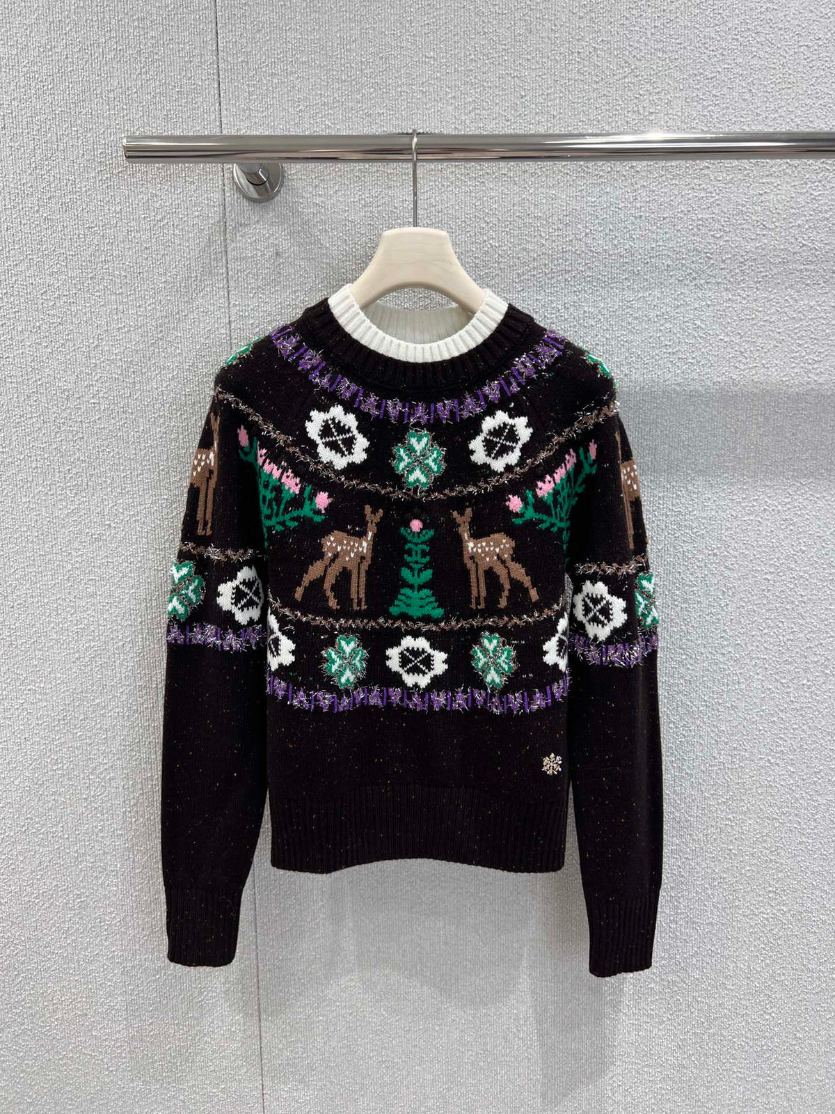 Reindeer and Christmas Tree Sweater
