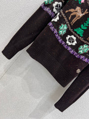 Reindeer and Christmas Tree Sweater