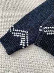 Koi and Cherry Blossom Zippered Sweater Cardigan