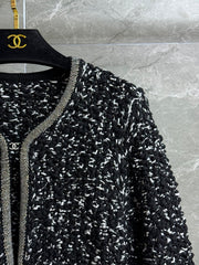 Rhinestone Knitted Jacket