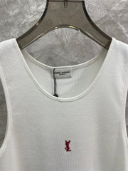 Red Embroidered Vest