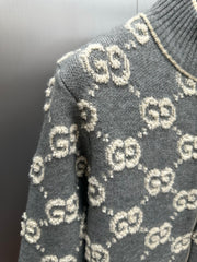 Stand Collar Zip-Up Cardigan