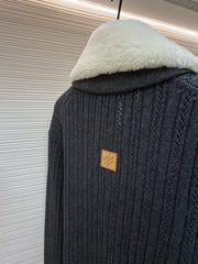 Cashmere &amp; Wool Zippered Waistband