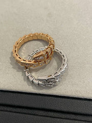 Serpent full diamond ring