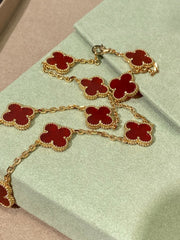 Red agate necklace