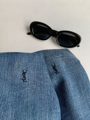 Embroidered Denim Shirt Jacket