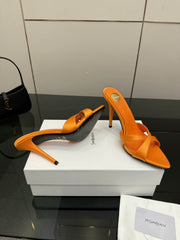 High-heeled sandals