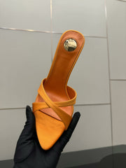High-heeled sandals