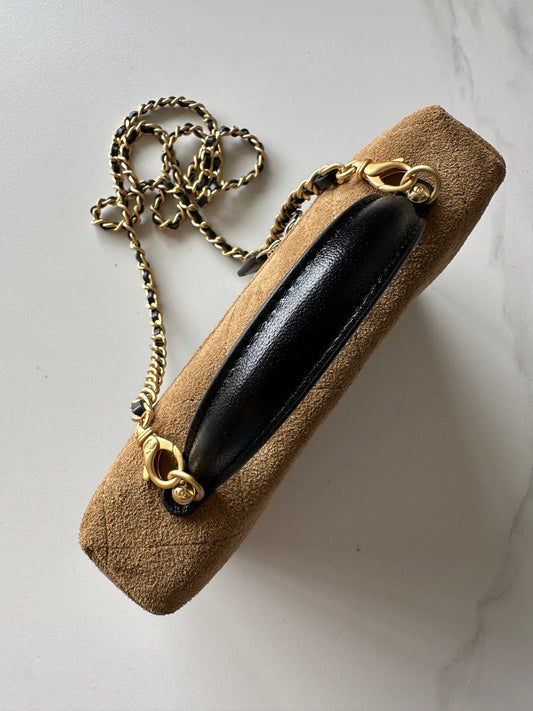 Suede Box Bag