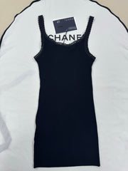 Cotton lace V-neck vest