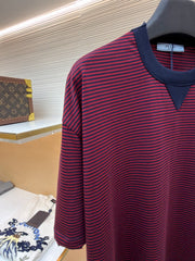 Striped Pocket Short-Sleeve T-Shirt