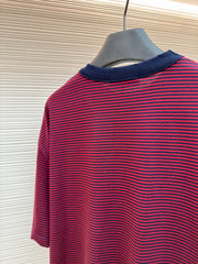 Striped Pocket Short-Sleeve T-Shirt