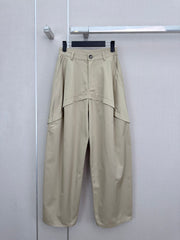 Deconstructed Wide-Leg Pants