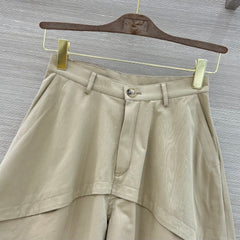 Deconstructed Wide-Leg Shorts