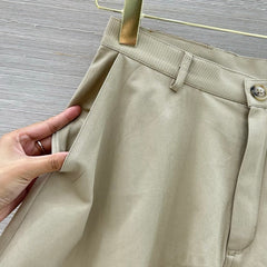 Deconstructed Wide-Leg Shorts