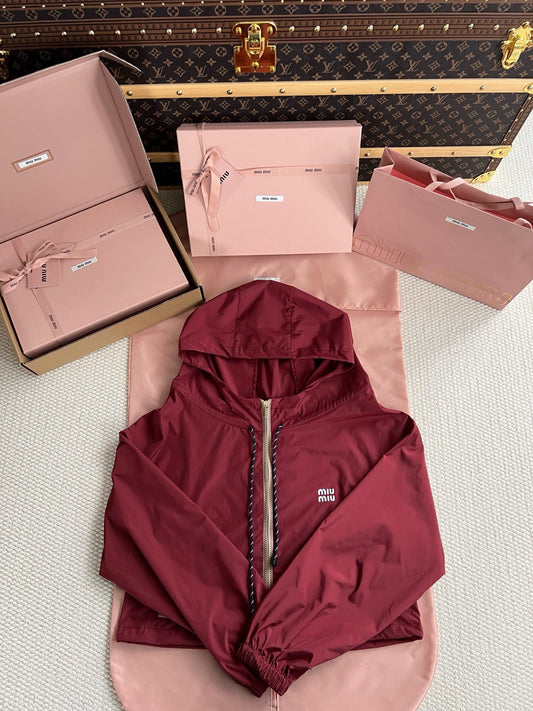 Hooded Cropped Jacket