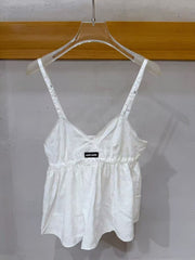 Lace patchwork vest